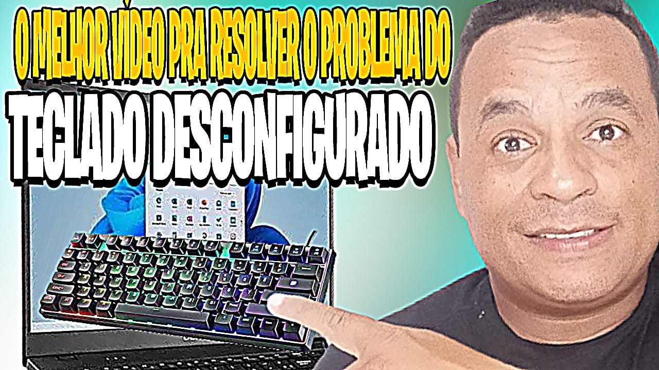 Teclado desconfigurado no PC? ✅Veja como resolver rápido!