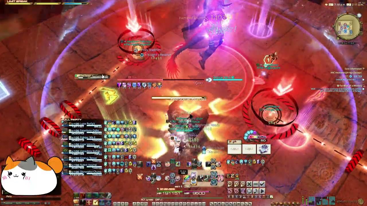 FFXIV: M11S First Clear - Pictomancer POV - (NA PF strats) - Game Audio Only