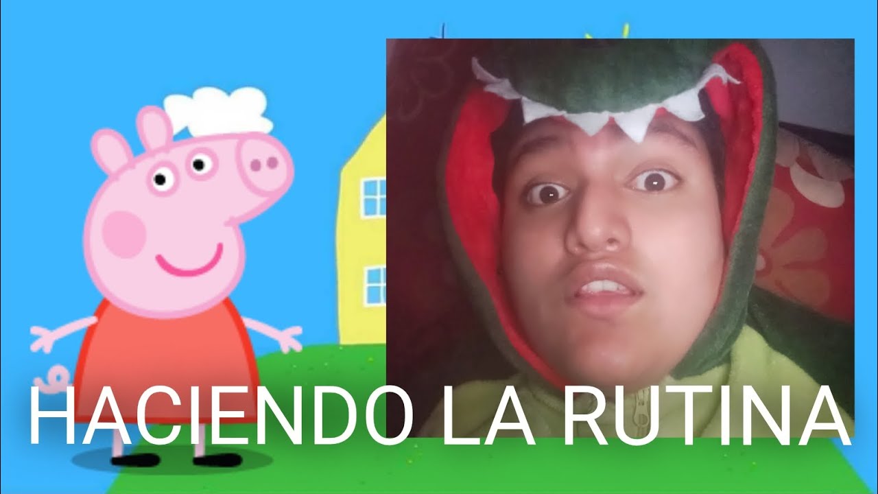 Haciendo la rutina de PEPPA PIG #peppapig 