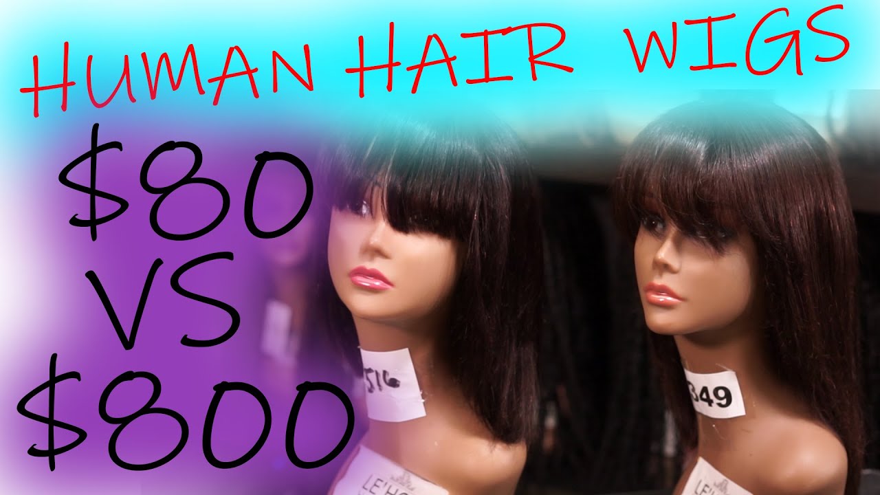 How much do human hair wigs cost