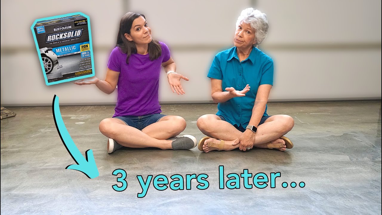 Rust-Oleum RockSolid Coating 3 years Later// Part 4 // Workshop Wednesday Show