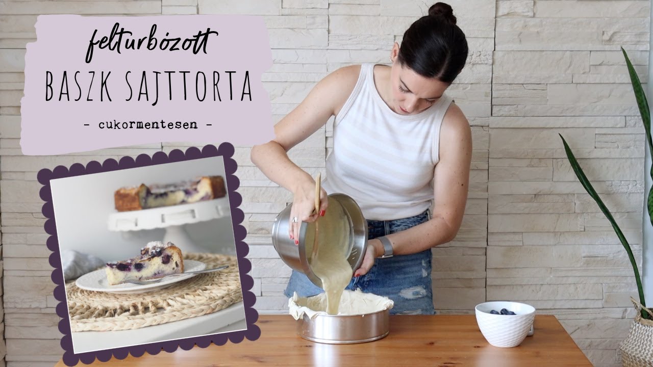 felturbózott BASZK SAJTTORTA cukormentesen 🍰