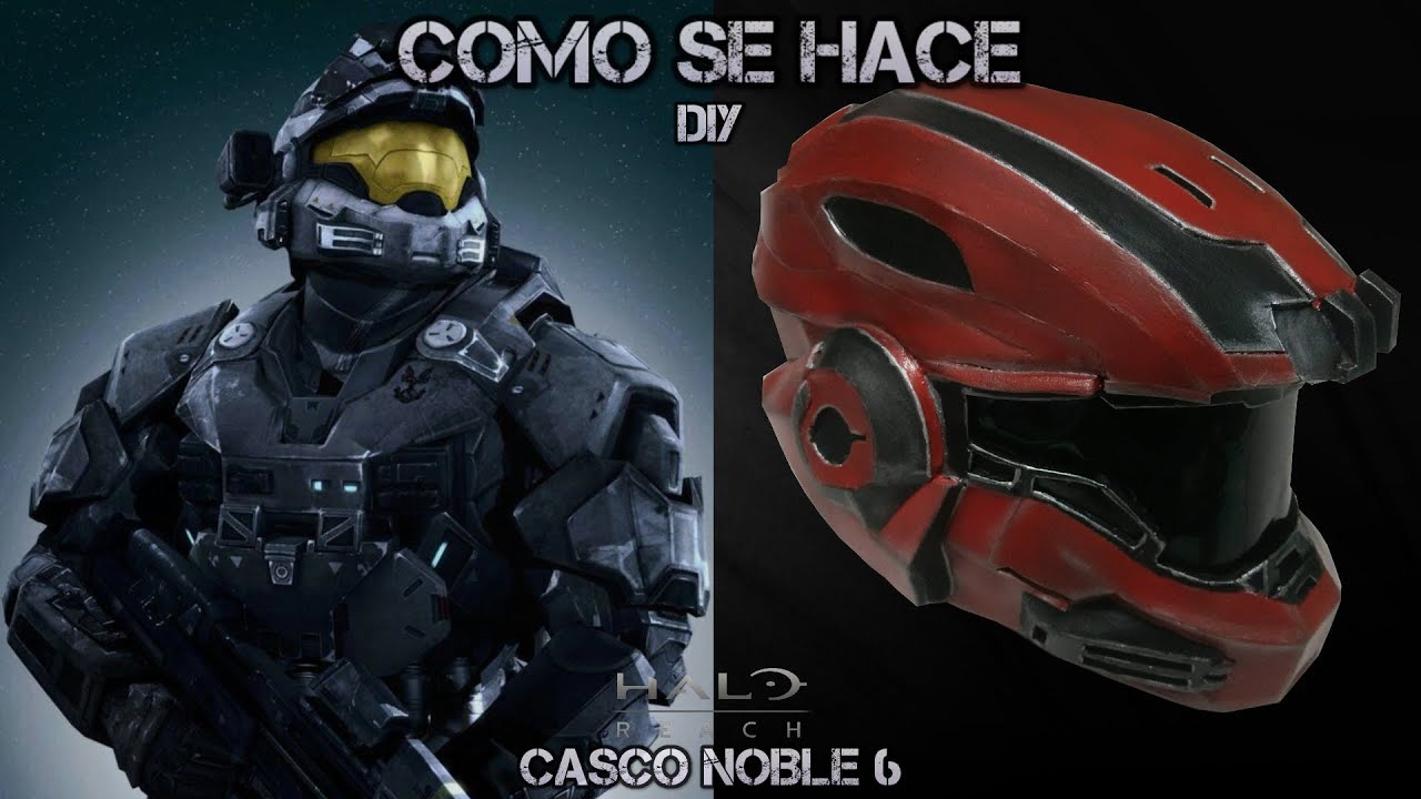 Como Se Hace: Casco Noble 6 - Halo Reach Goma Eva DIY