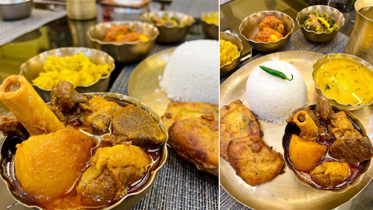 গ্রামে নতুন রান্না ঘর হওয়ার আনন্দে মা দারুন সব রান্না করলো🌞 Sunday Special Mutton Jhol🍖🥩🥔