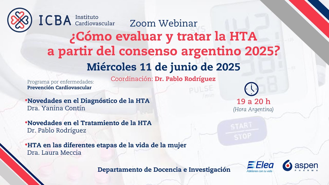 ¿Cómo evaluar y tratar la HTA a partir del consenso argentino 2025?