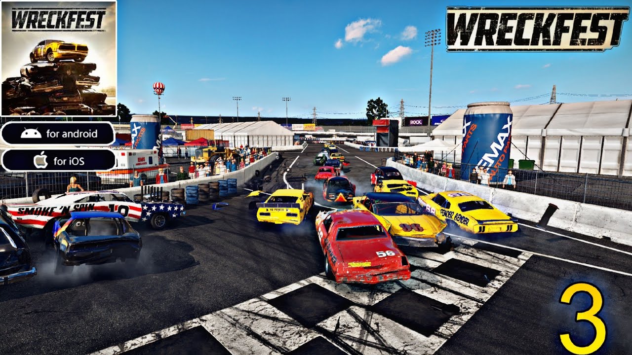 Wreckfest  Gameplay Walkthrough Part 3 (Android, iOS) 