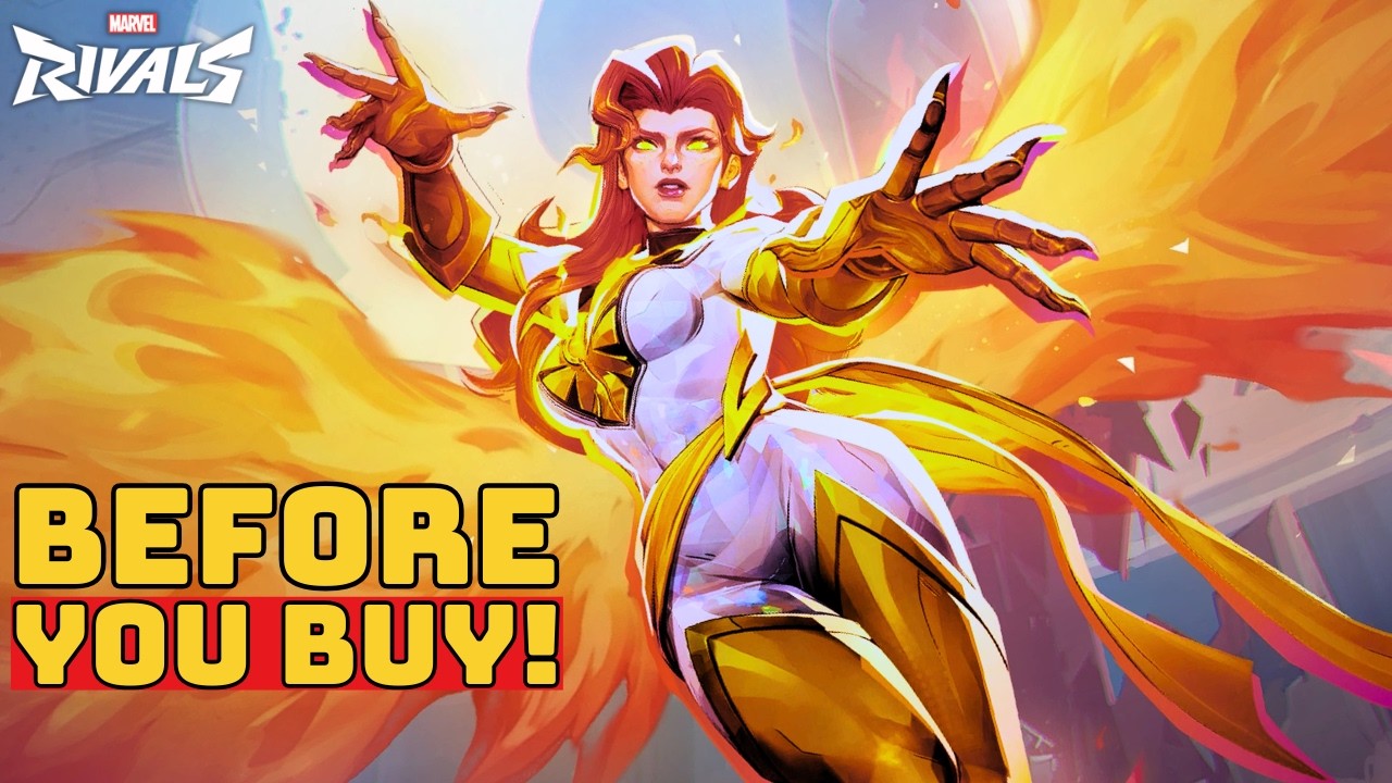 White Crown Phoenix Skin Showcase - Marvel Rivals | Before You Buy