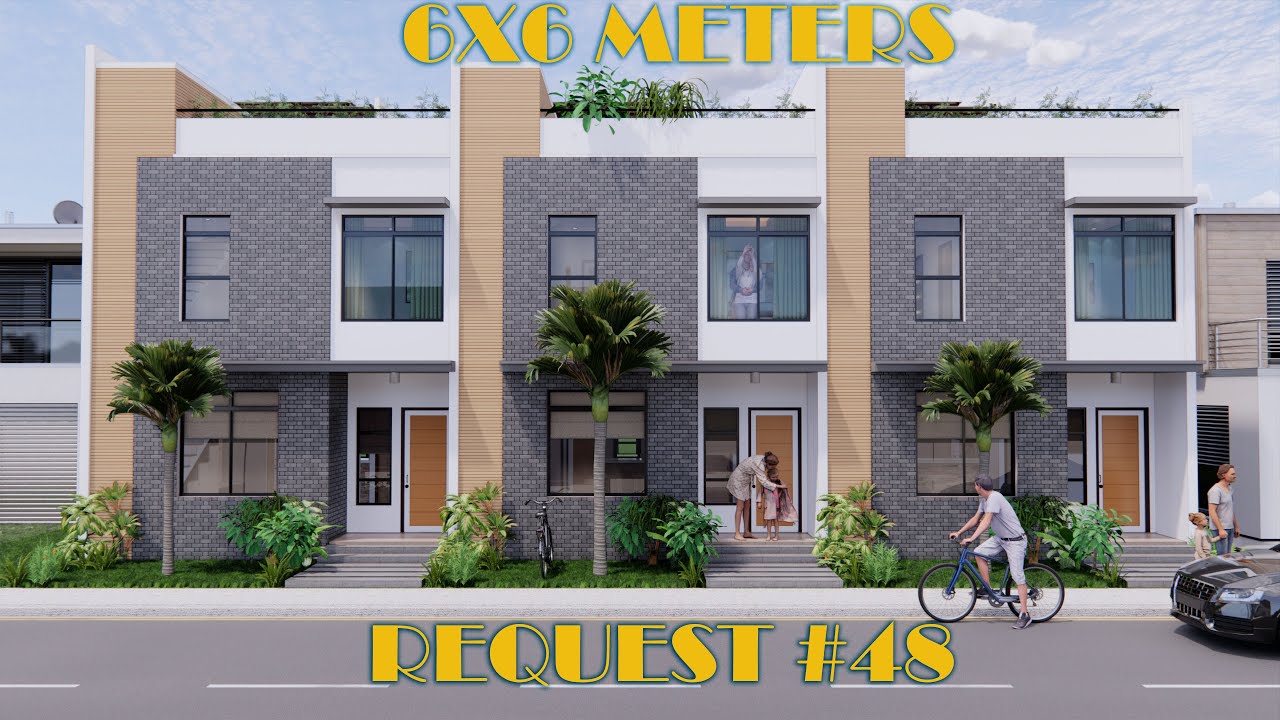 6x6 METERS W/ 3 BEDROOM + ROOFDECK (REQUEST #48)