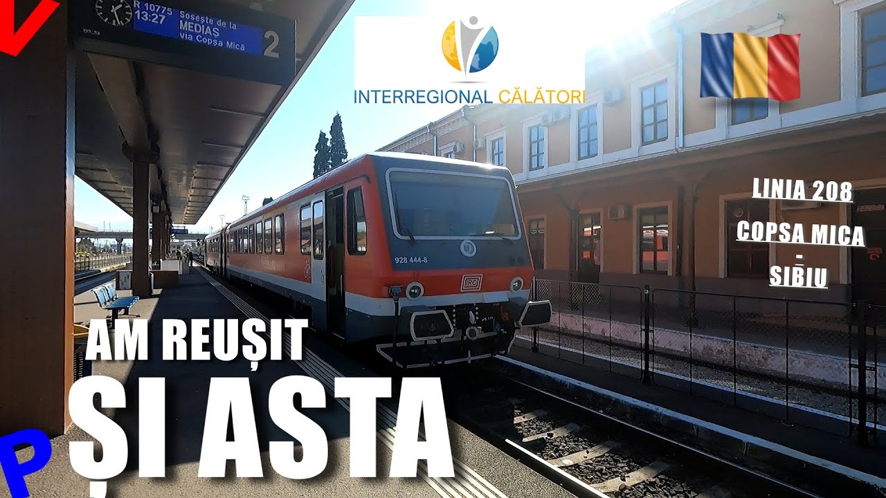 Am reusit si asta | Calatorie Medias-Sibiu cu trenul prin inima Transilvaniei