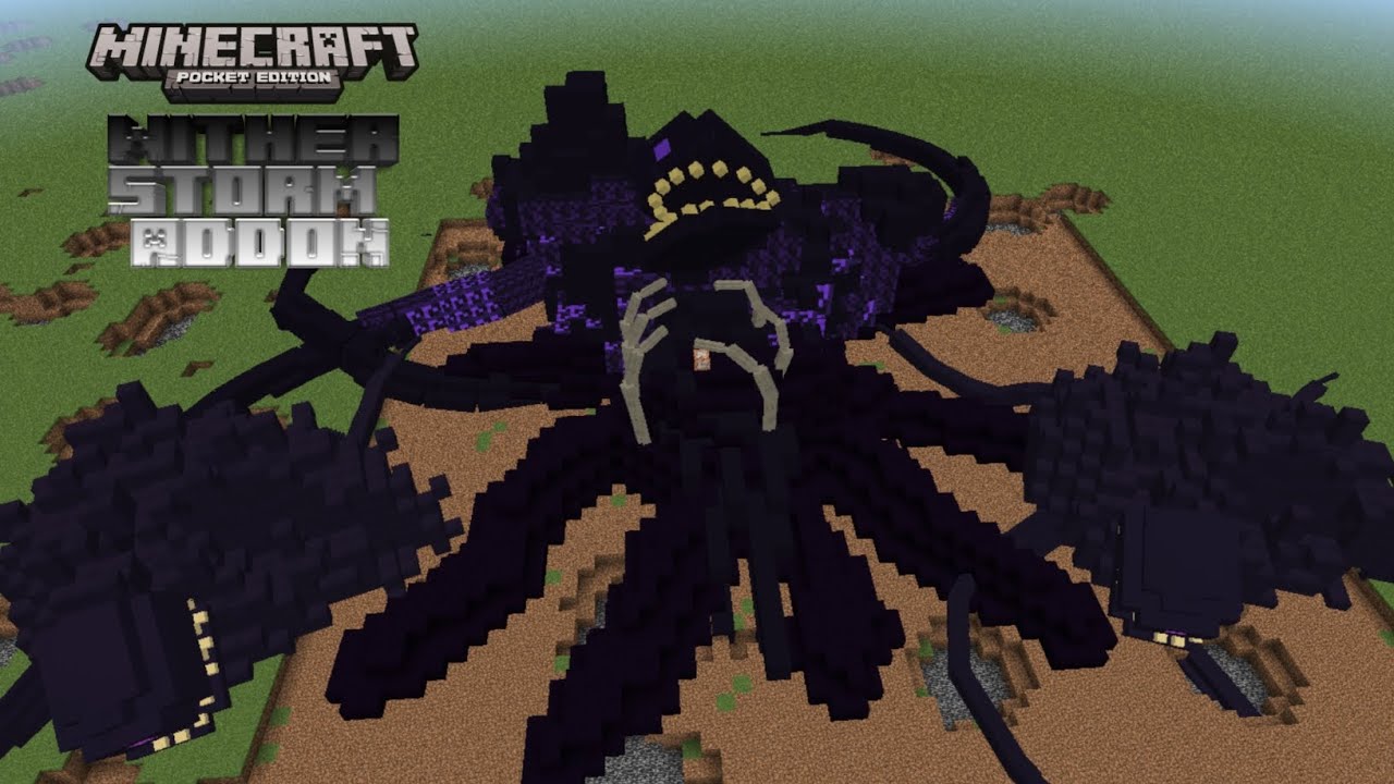 MCSM: Wither Storm Addon. Иссушающая буря мод | Minecraft Pe