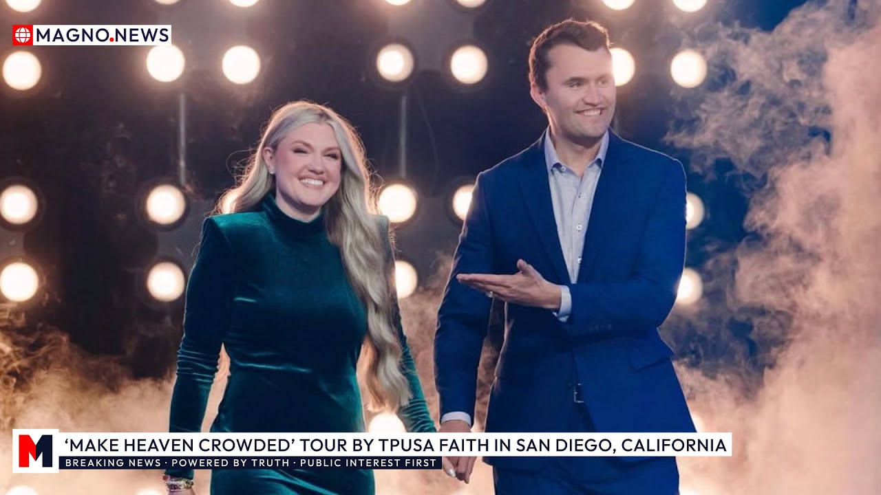 🇺🇸 Erika Kirk on 'Make Heaven Crowded' Tour by TPUSA Faith at Awaken Church in San Diego, California