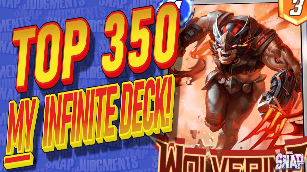 My Easy Top 350 Infinite Deck is GREAT! Marvel Snap