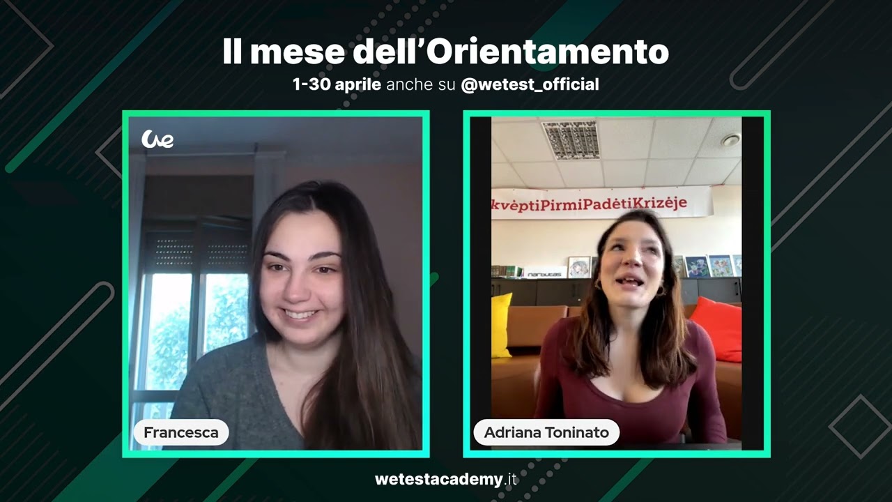 Gli sbocchi lavorativi della Laurea in Cooperazione Internazionale, con Adriana | WeTest
