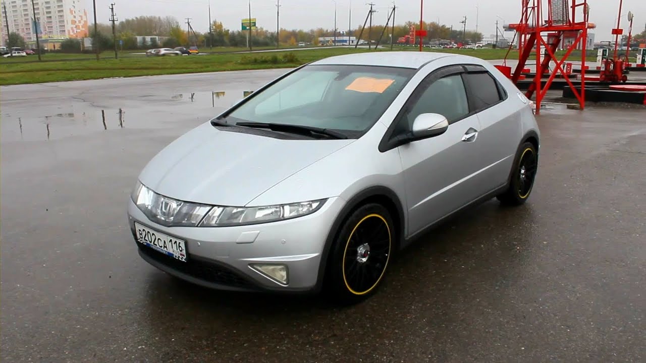 2008 Honda Civic 5D VIII. Start Up, Engine, and In Depth Tour.