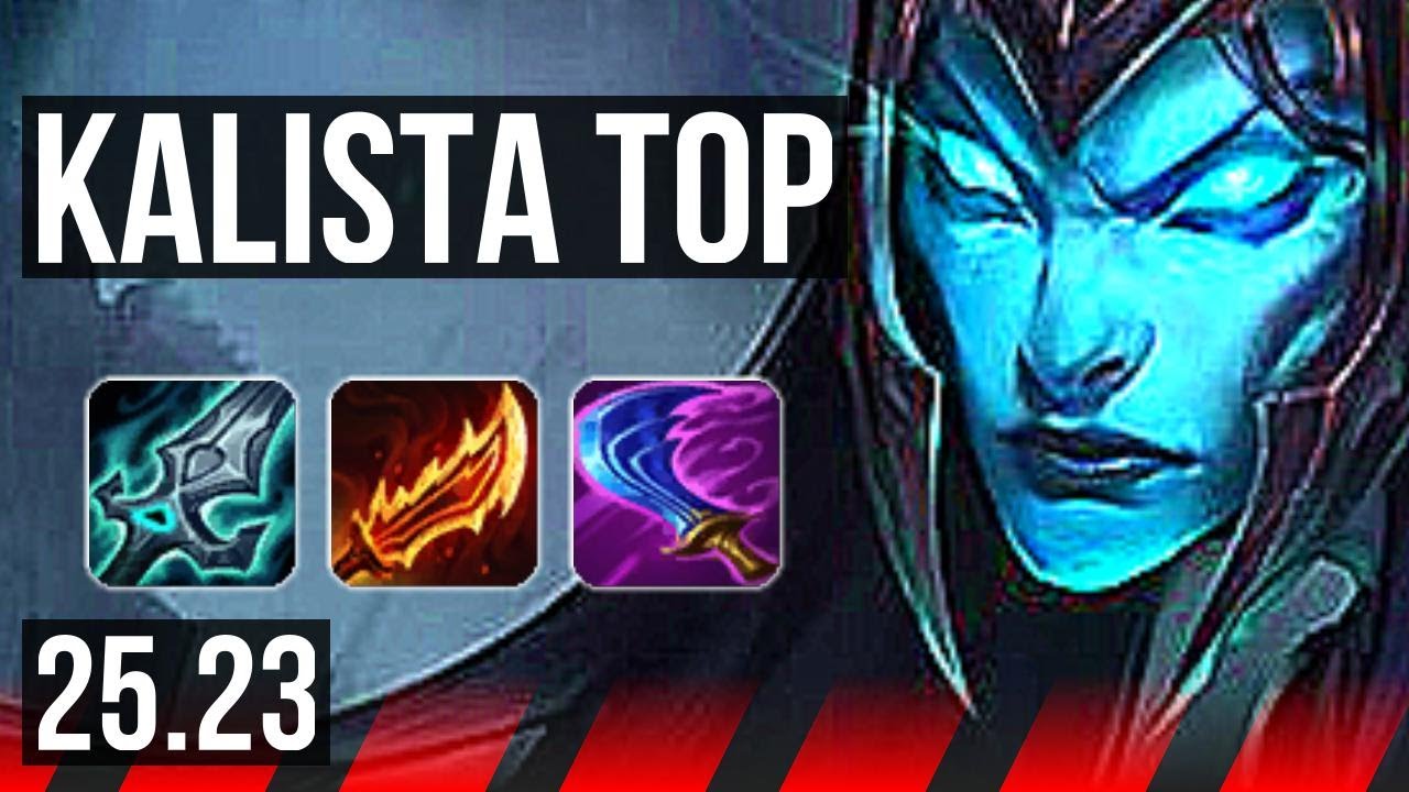 KALISTA vs DARIUS (TOP) | 17/0/0 | EUW Master | 25.23