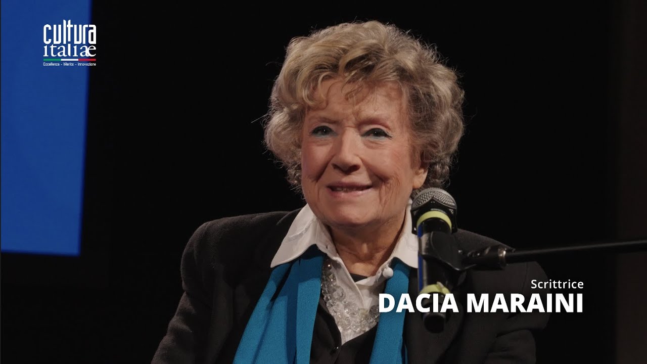 DACIA MARAINI | Scrittrice - La parola scritta produce cultura