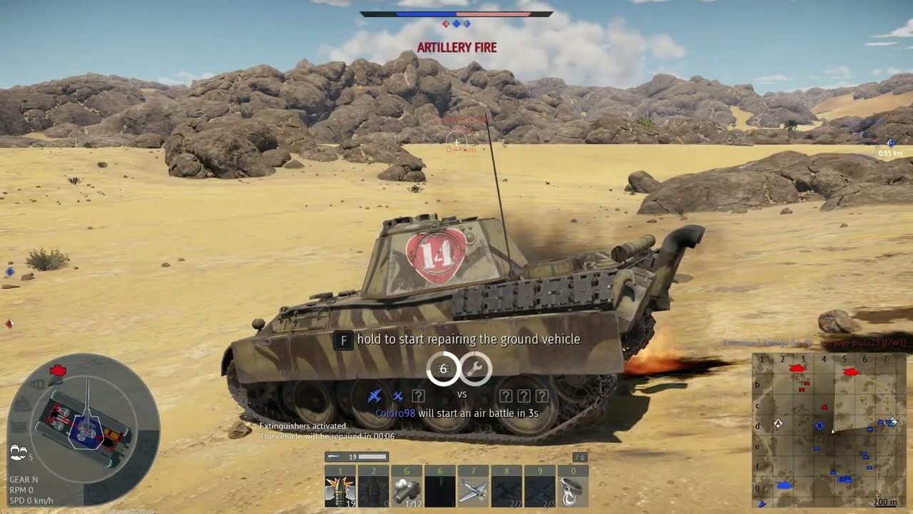 playing war thunder v107