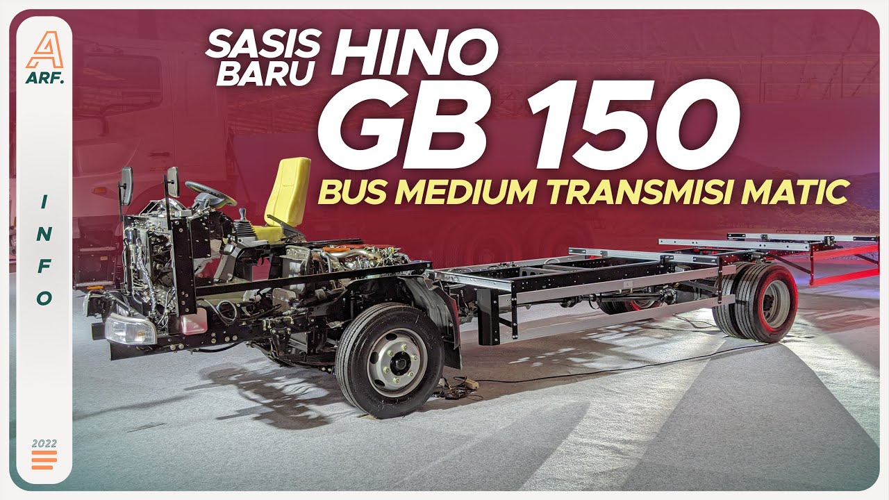Review Sasis Bus Medium HINO GB150 - Ada Pilihan Transmisi MATIC-nya