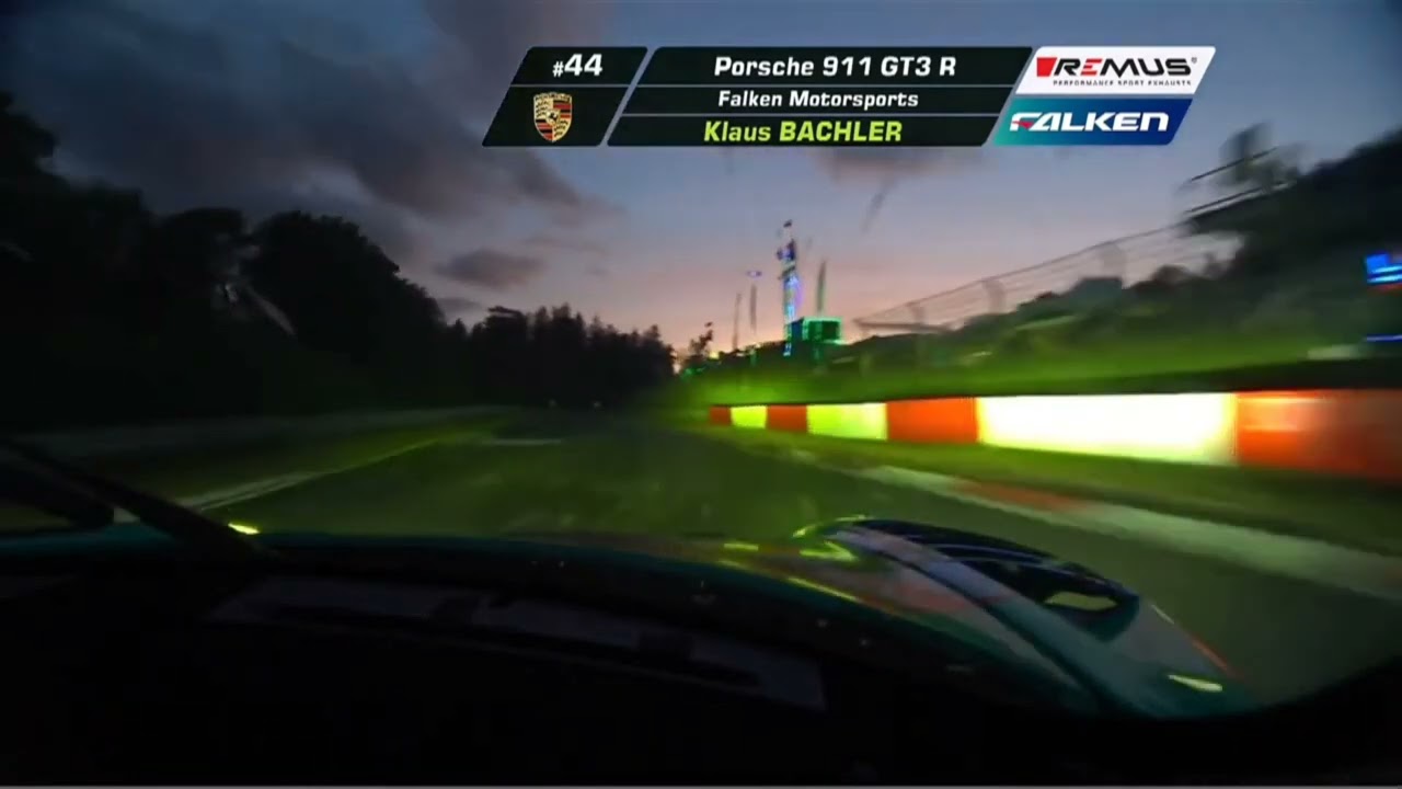 Onboard Porsche 911 gt3 r|Falken Racing| With 20200229 2| From Mac de Marco Background