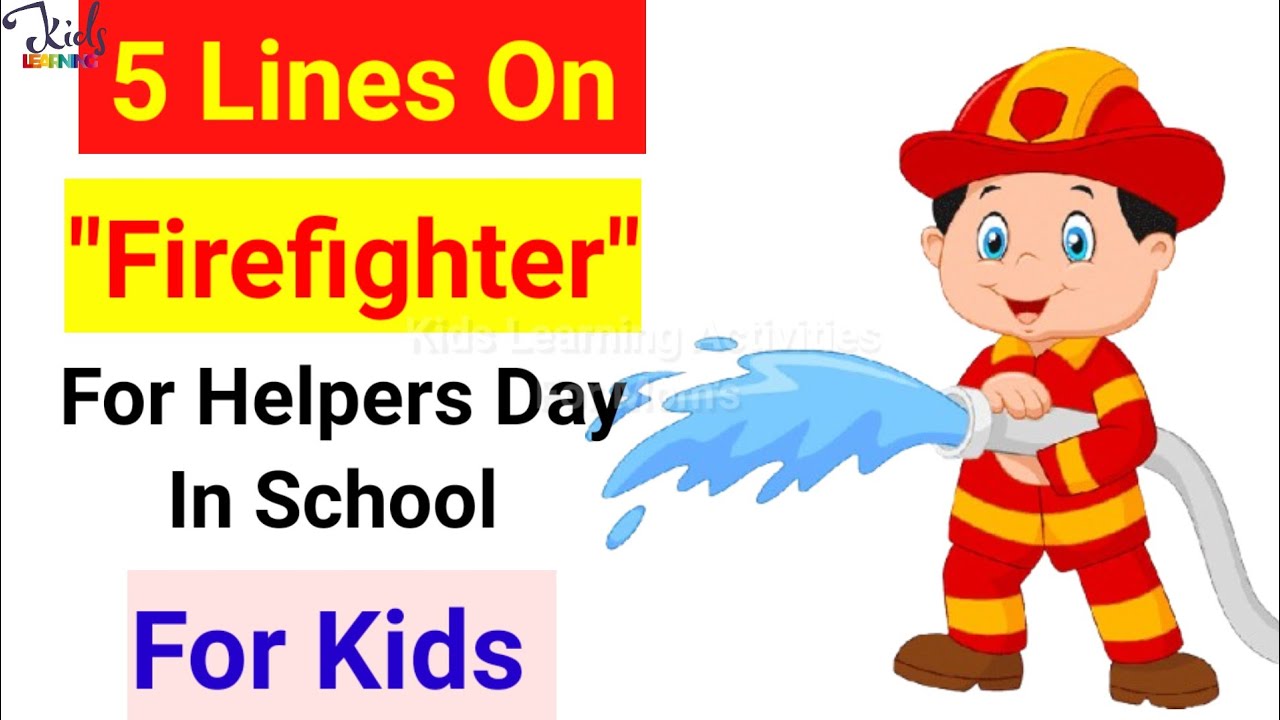 5 Lines On Firefighter In English | Firefighter Essay in English | Few Lines On Firefighter