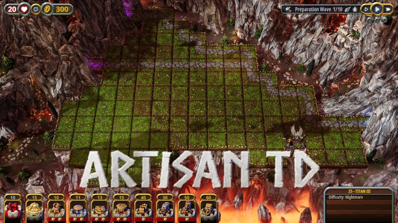 Artisan TD - 25. TITAN III (Nightmare Difficulty with 3 Stars)