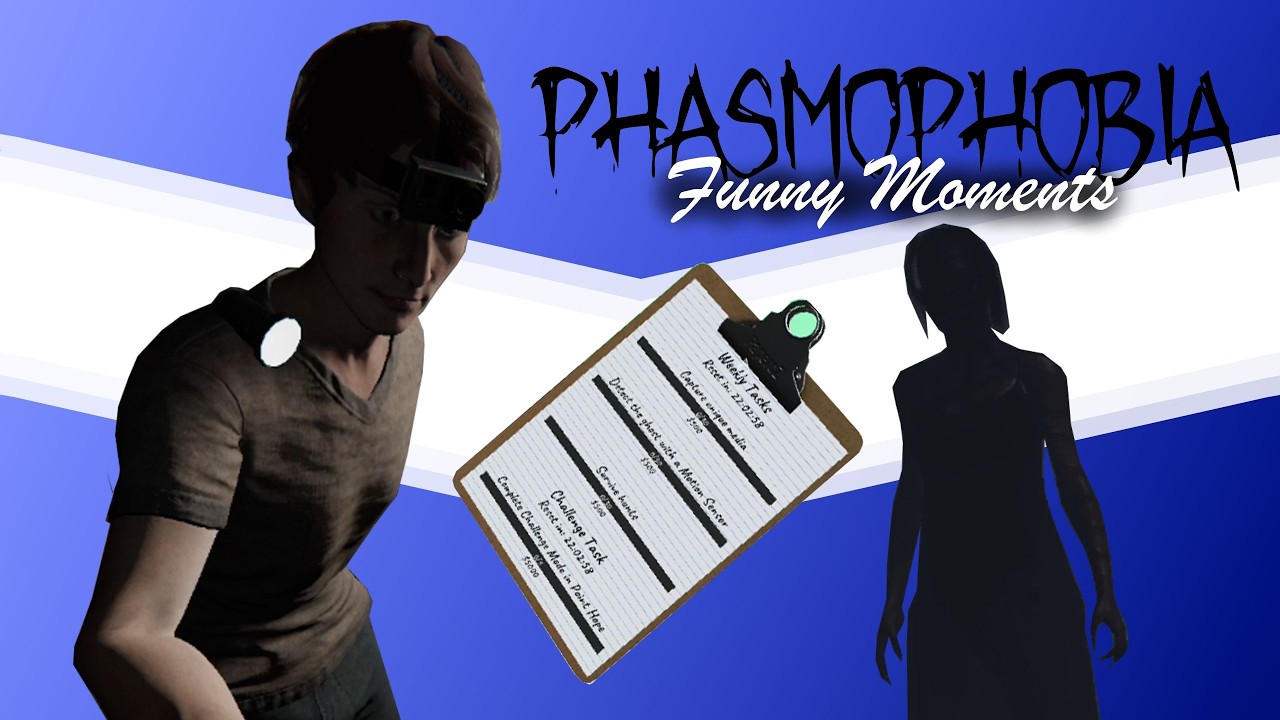 Phasmophobia Funny Moments | The Asylum's Blood Room and Gae Ghosts