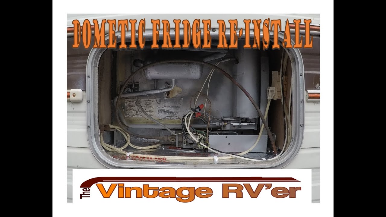 Finally! Dometic Fridge Install and Bonus Exterior Access Panel Fix. RV repair.