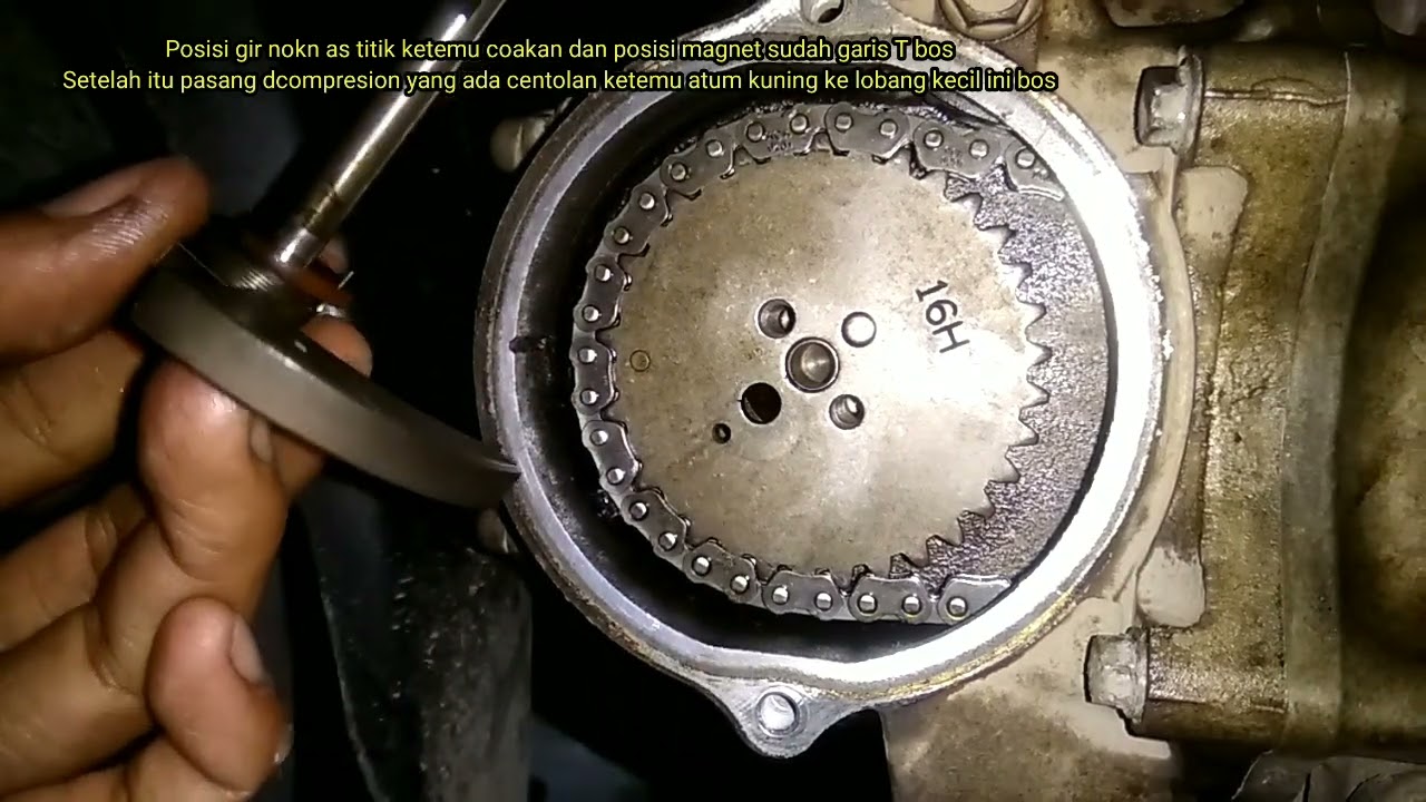 cara pasang gir nokn as & dcompresi shogun Sp New, NR, RR axelo memang begini