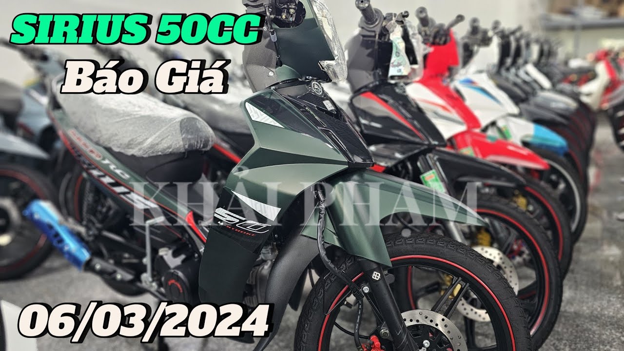 Báo Giá SIRIUS 50CC cho học sinh ngày 06/03/2024 tại CH Mai Duyên. Khải Phạm #xe50cc #sirius #xe50