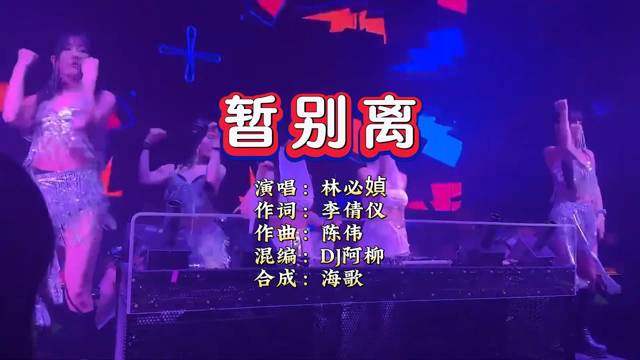 林必媜《暂别离》DJ阿柳 FunkyHouse Mix KTV 导唱字幕 （备有伴奏视频）