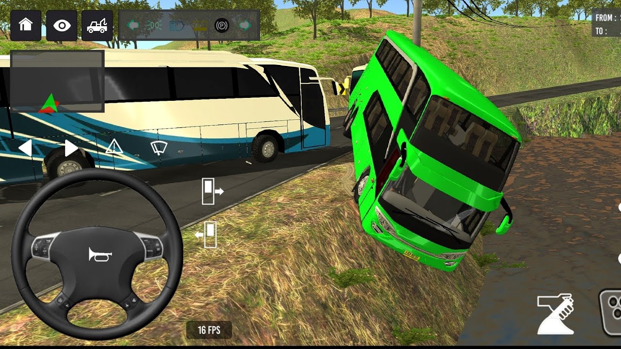 😱🤪Bus simulator game||couch bus games 3D||euro couch bus games 2024#simulator #bus #gameplay 💯👍