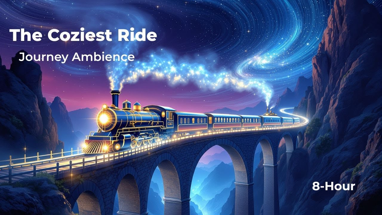 3 Hours Night Train with Relaxing Music | Dopamine Reset | Calm & Relax |  Pure Vibes