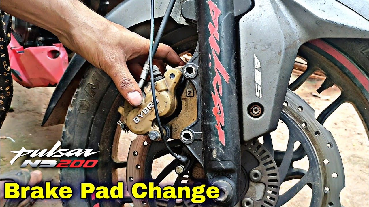 Ns 200 Front Brake Pad Change