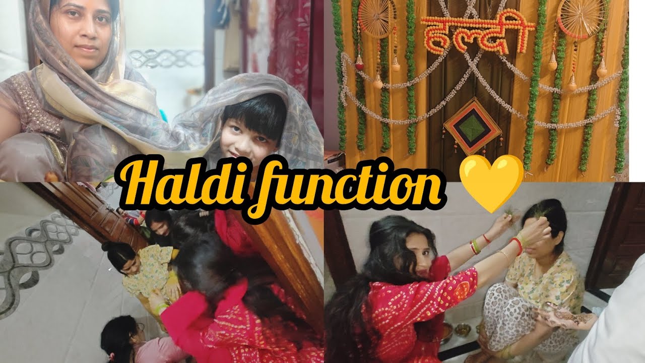 Nand ki haldi 💛@NANDINI_GOSWAMI_VLOGS
