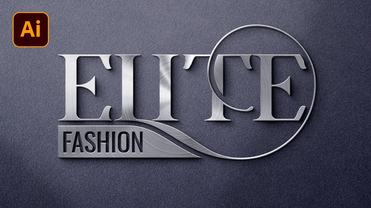 Typography Logo Design Illustrator for Complete Beginners | Adobe Illustrator Tutorial