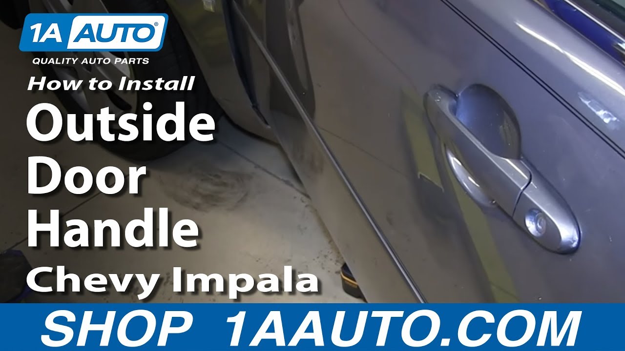Как заменить переднюю наружную ручку двери на Chevrolet Impala 06-12