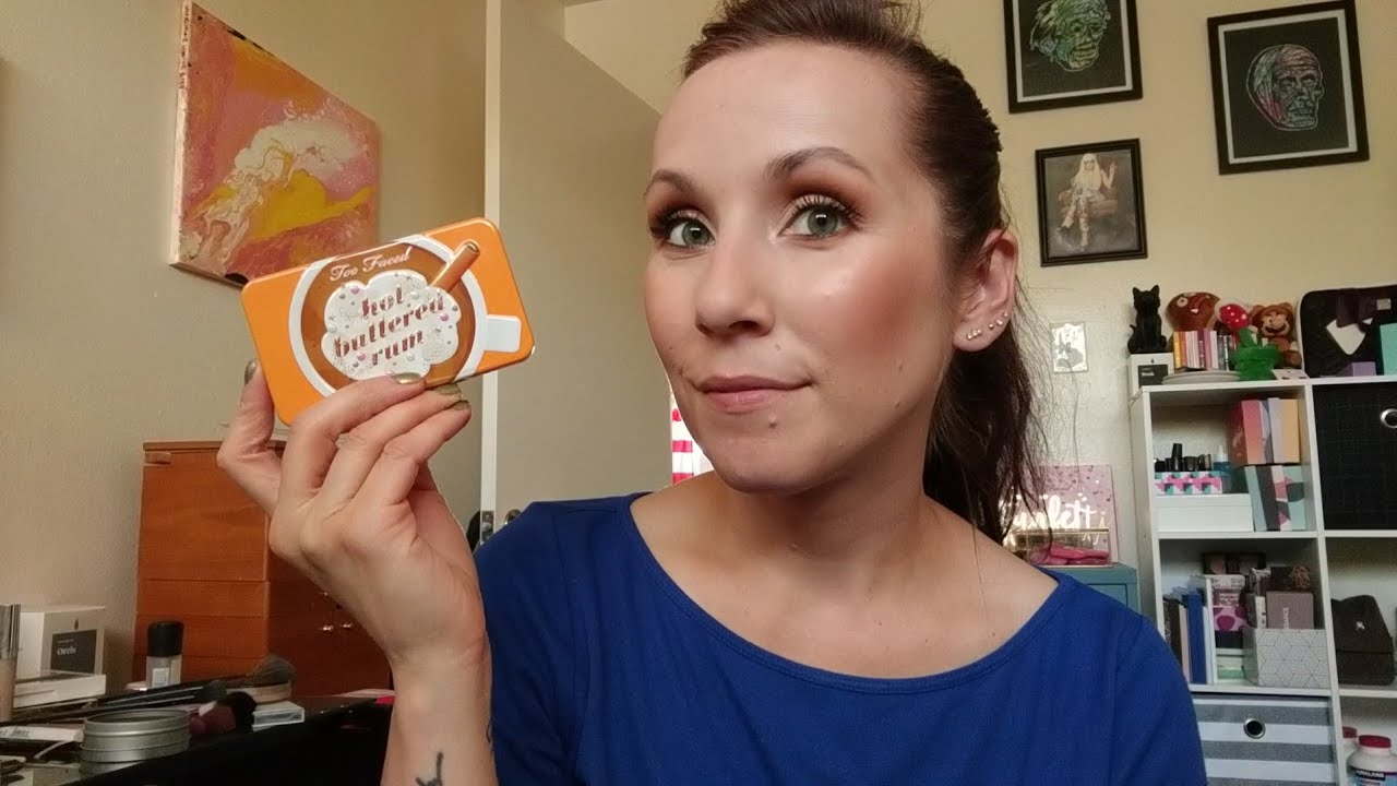 Too Faced HOT BUTTERED RUM Palette. 2 REVIEWS! COLLAB!