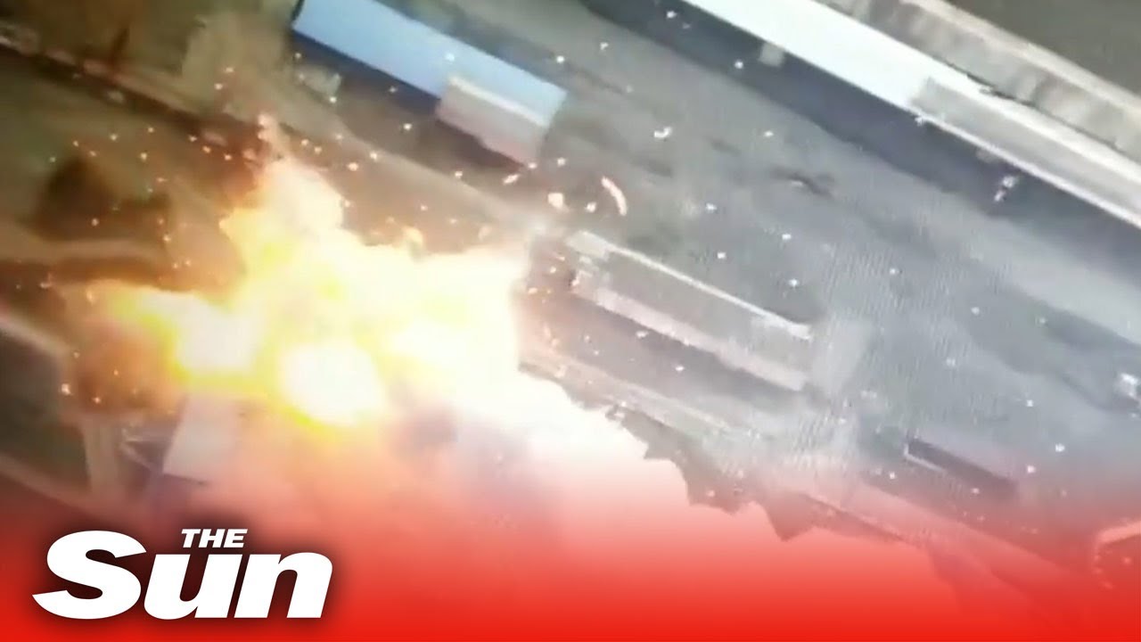 Russian ammunition store destroyed in Donetsk by Ukrainian troops