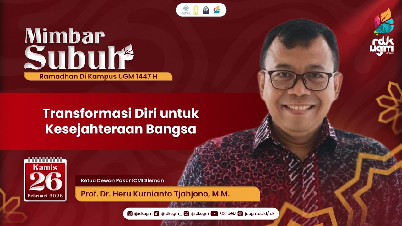 “Transformasi Diri untuk Kesejahteraan Bangsa” ~ Prof. Dr. Heru Kurnianto Tjahjono, M.M.