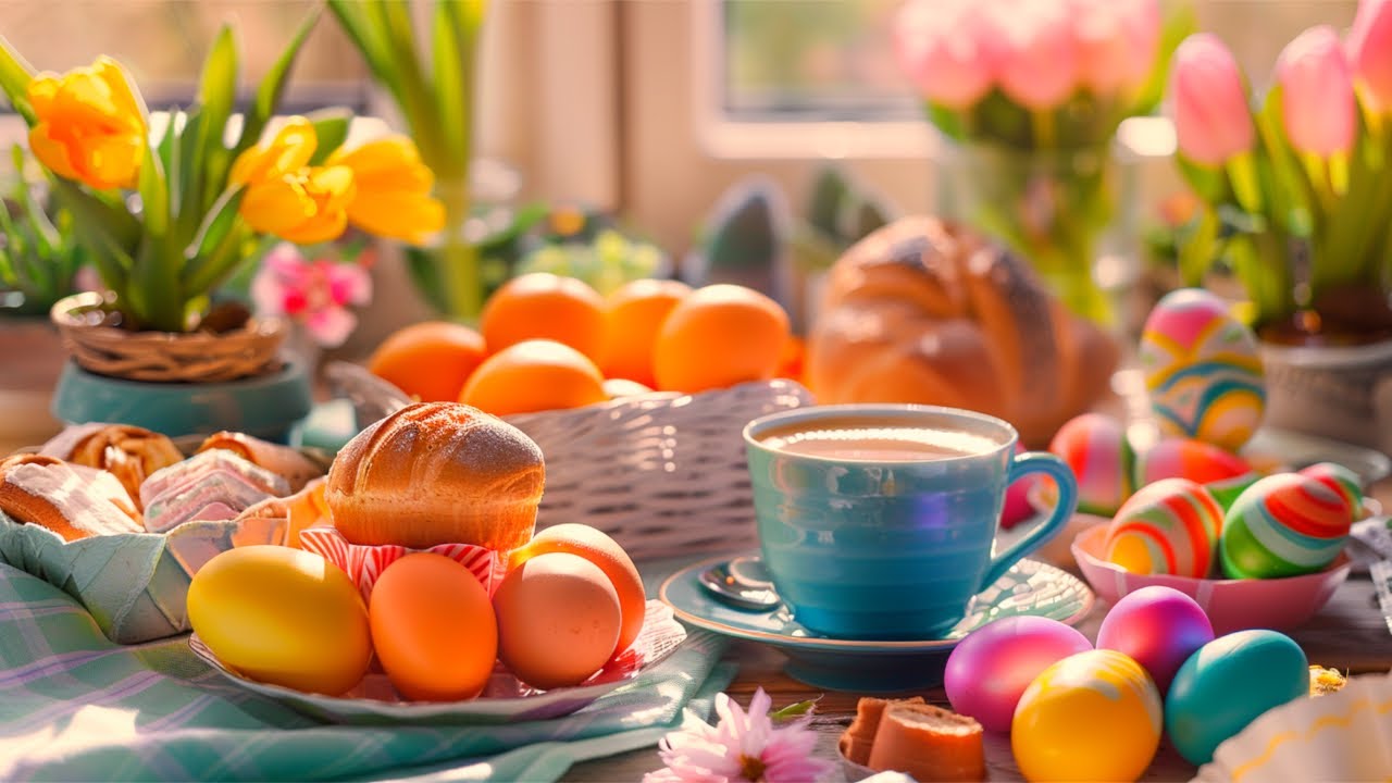 Easter Jazz Brunch 🎶🐰🌸 - Relaxing Jazz & Bossa Nova Music Playlist For Your Easter Breakfast