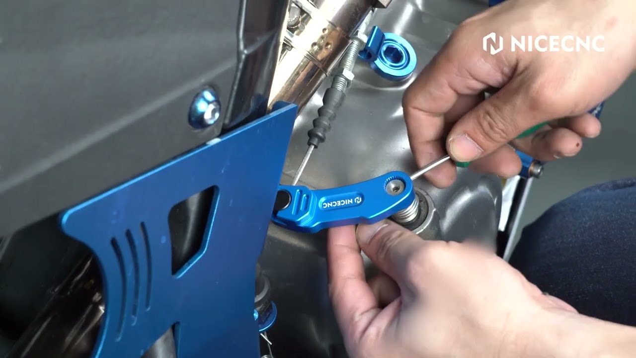 How to Install ATV Pull Clutch Cable Arm Push Lever Assy For Yamaha Raptor 700 2006-2024