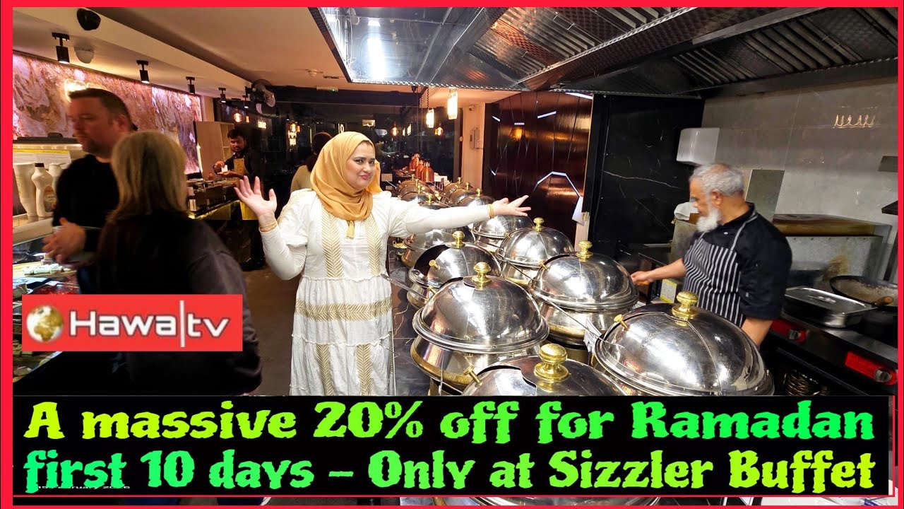 Огромная скидка 20% на Рамадан — первые 10 дней — только в Sizzler Watford!