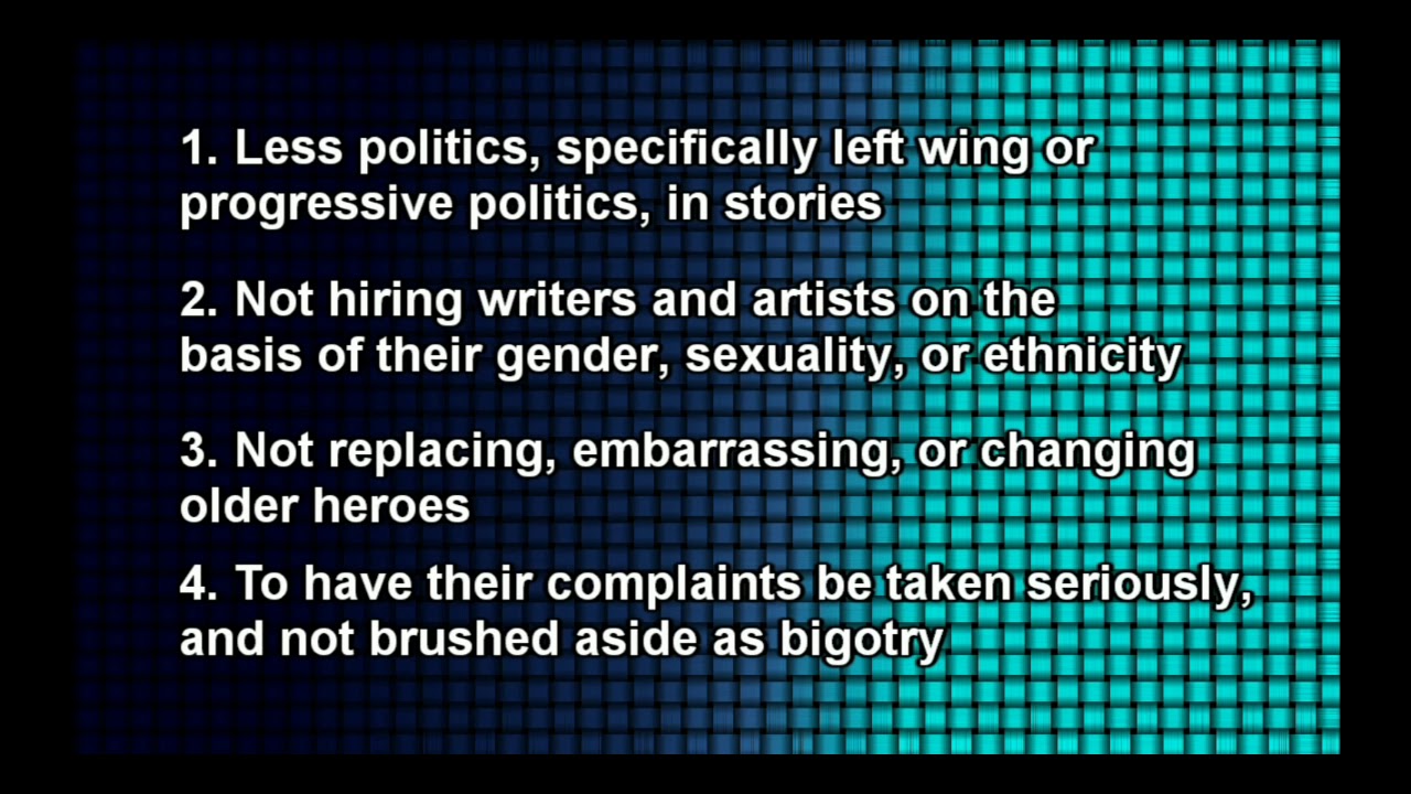 RE: #ComicsGate and the War on Diversity in Comic Books