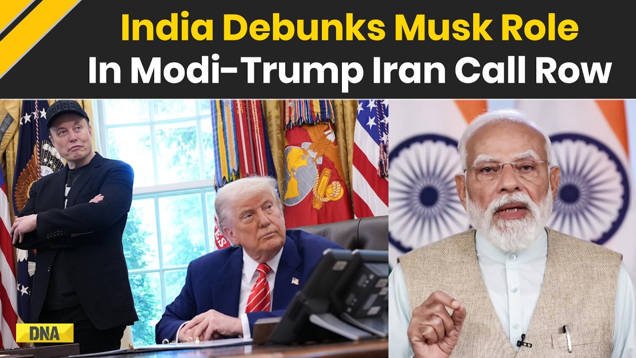 US Iran War: India Denies Elon Joined Modi Trump Iran Call | Israel Iran War | PM Modi News