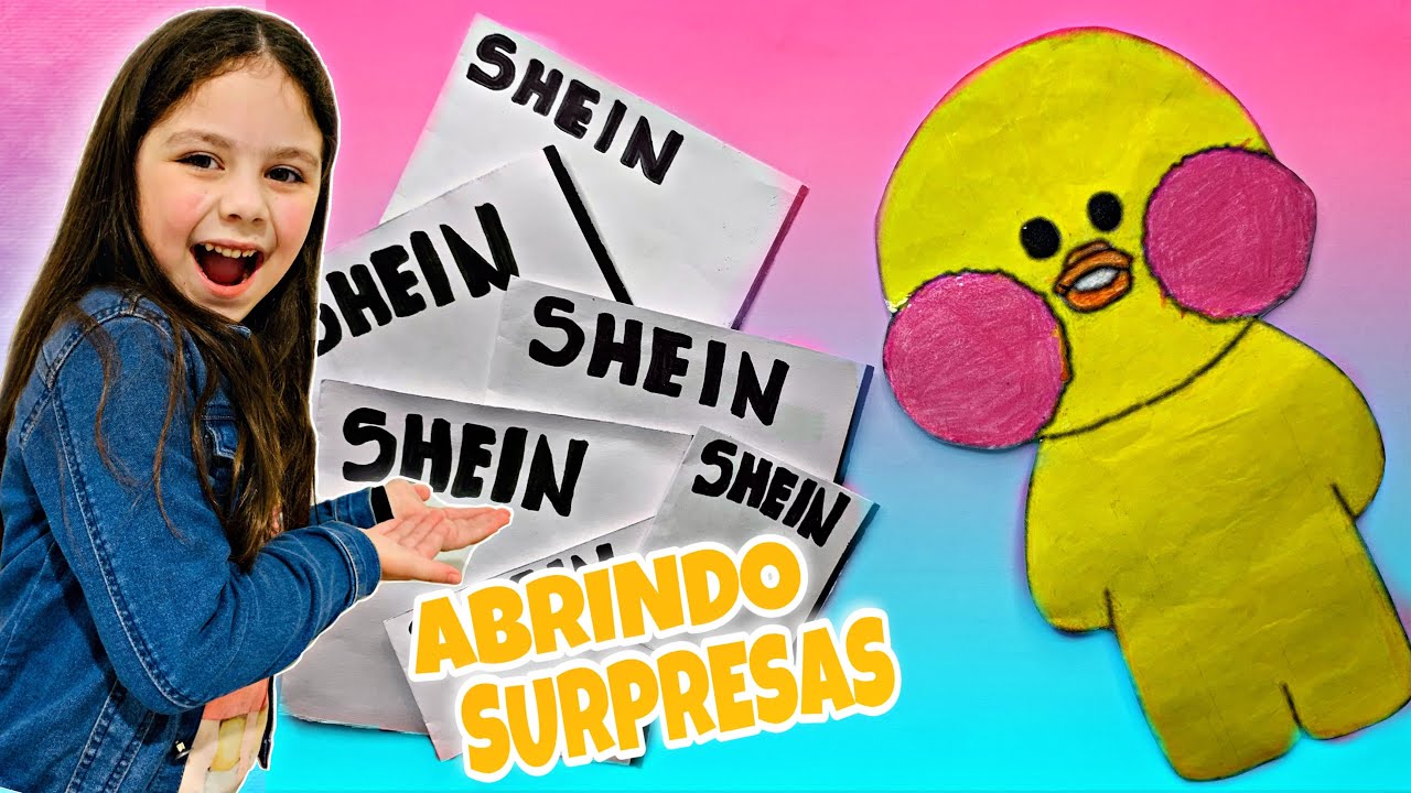 ABRINDO SURPRESAS DA MINHA PAPER DUCK  DO TIKTOK | Pato de papel famoso do TikTok
