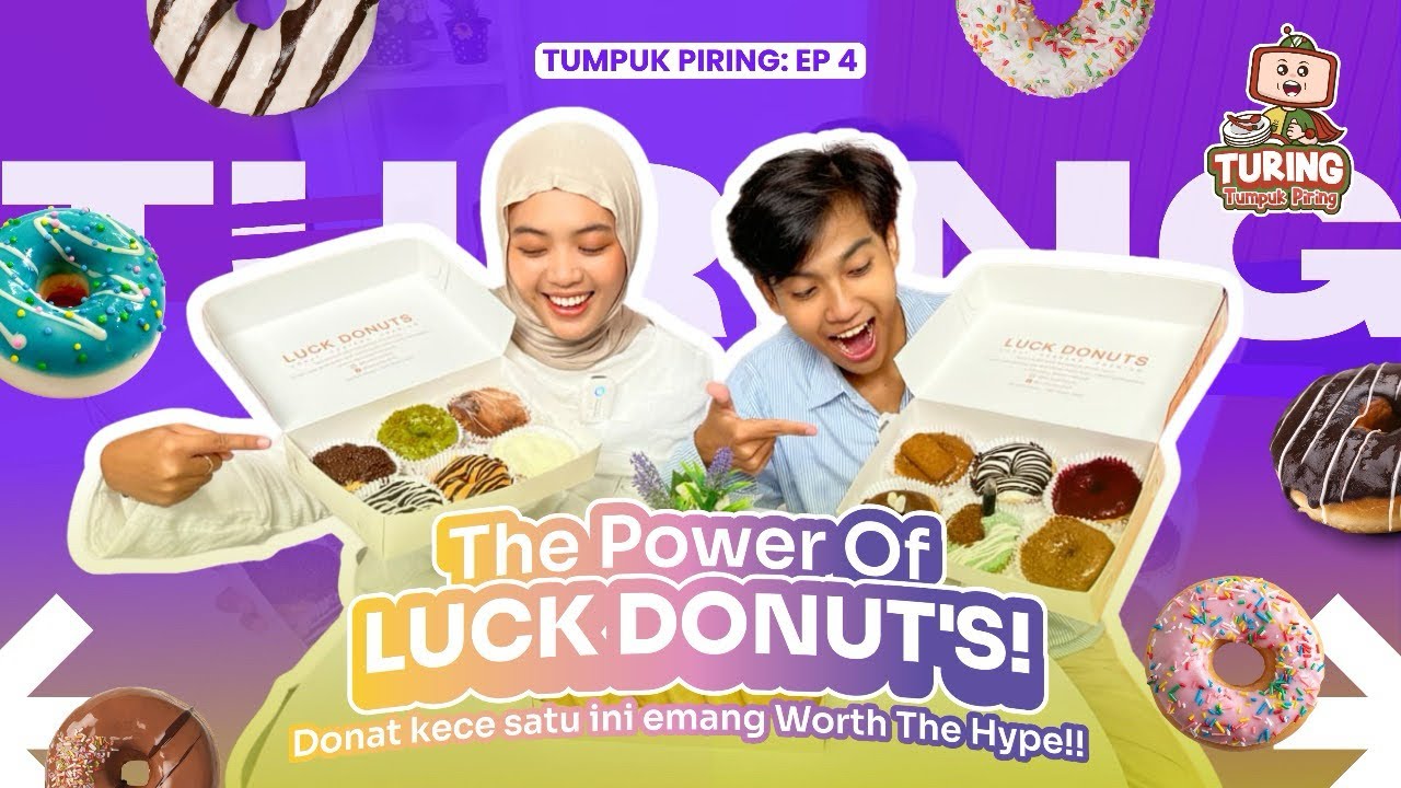 EPS. 4 TUMPUK PIRING | Review Luck Donut’s Serang! Donat Hits dengan Rasa Unik & Bikin Nagih 🍩✨