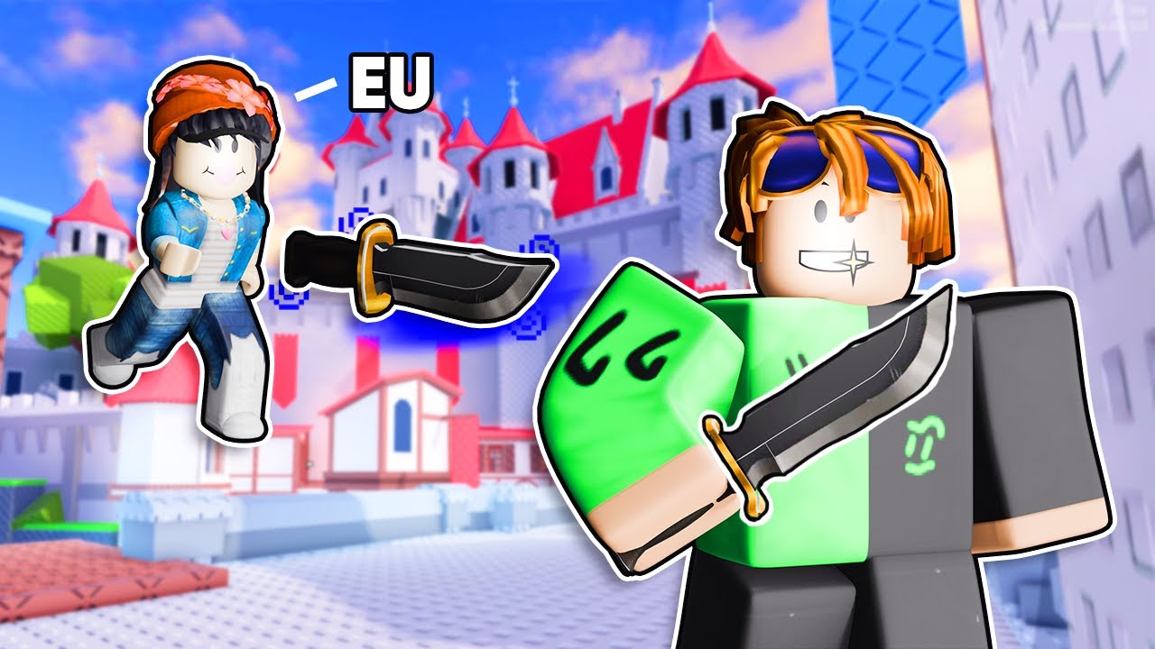 JOGANDO AS PIORES PARTIDAS DE AFIADO COM O MEU IRMÃO NO ROBLOX