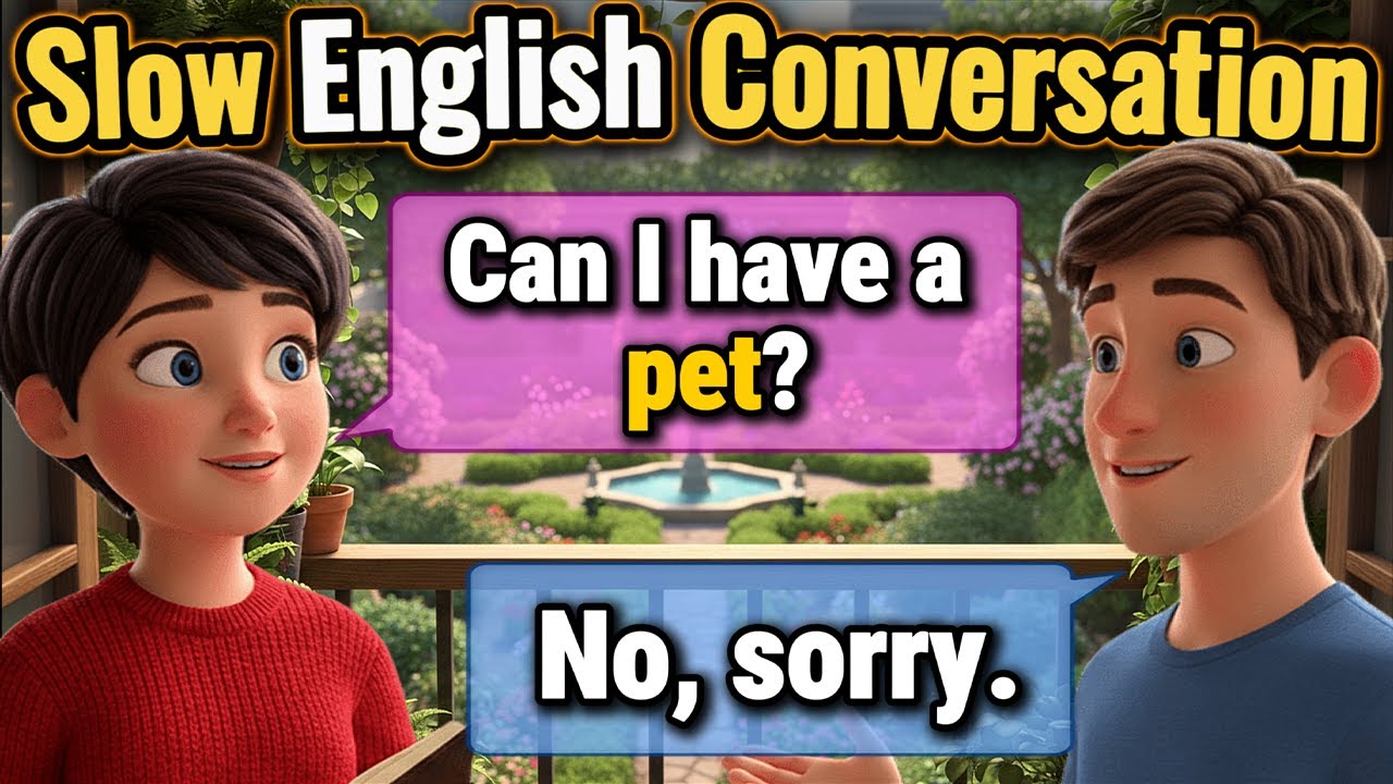 💡 Slow English for Beginners 🎧 Learn English Fast 🏠 Conversation with a Landlord 🔤 Listening