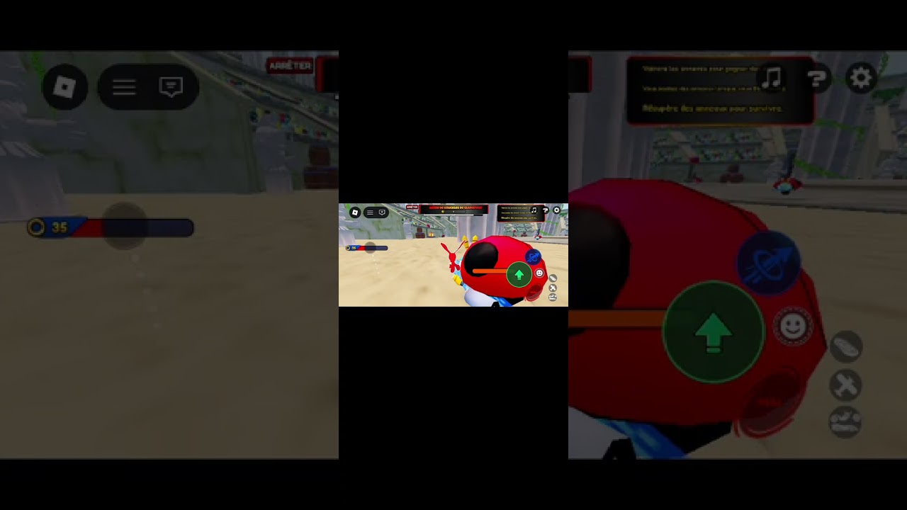 Playing sonic speed simulator