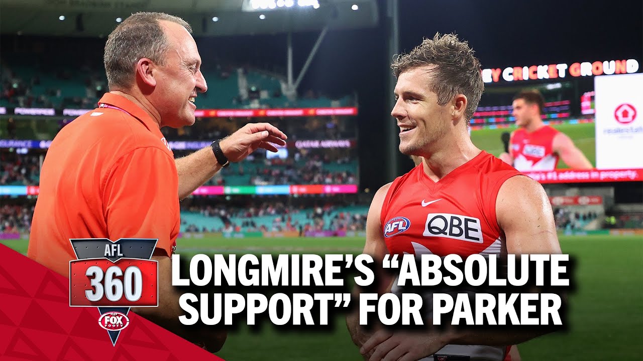 John Longmire has his say on Luke Parker's controversial shrug | AFL 360 | FOX Footy